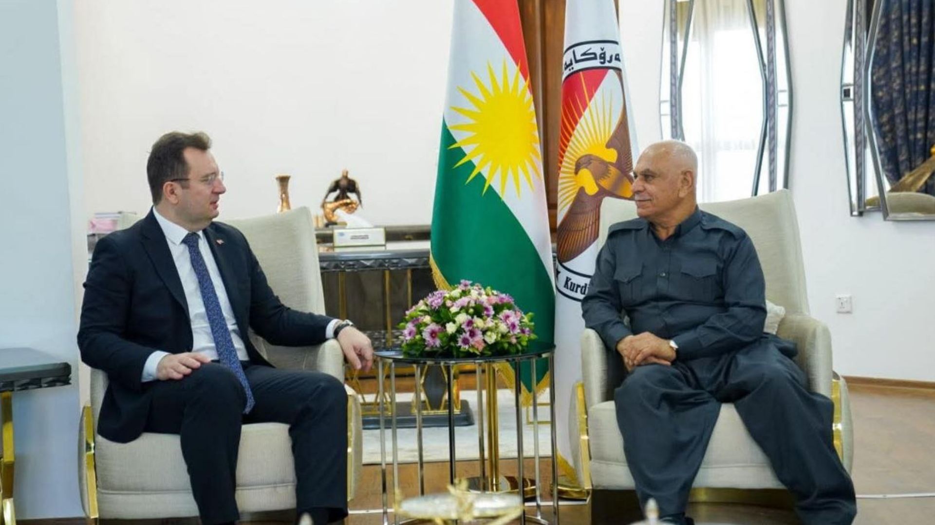 نائب رئيس إقليم كوردستان يبحث مع القنصل التركي سبل تعزيز العلاقات الثنائية